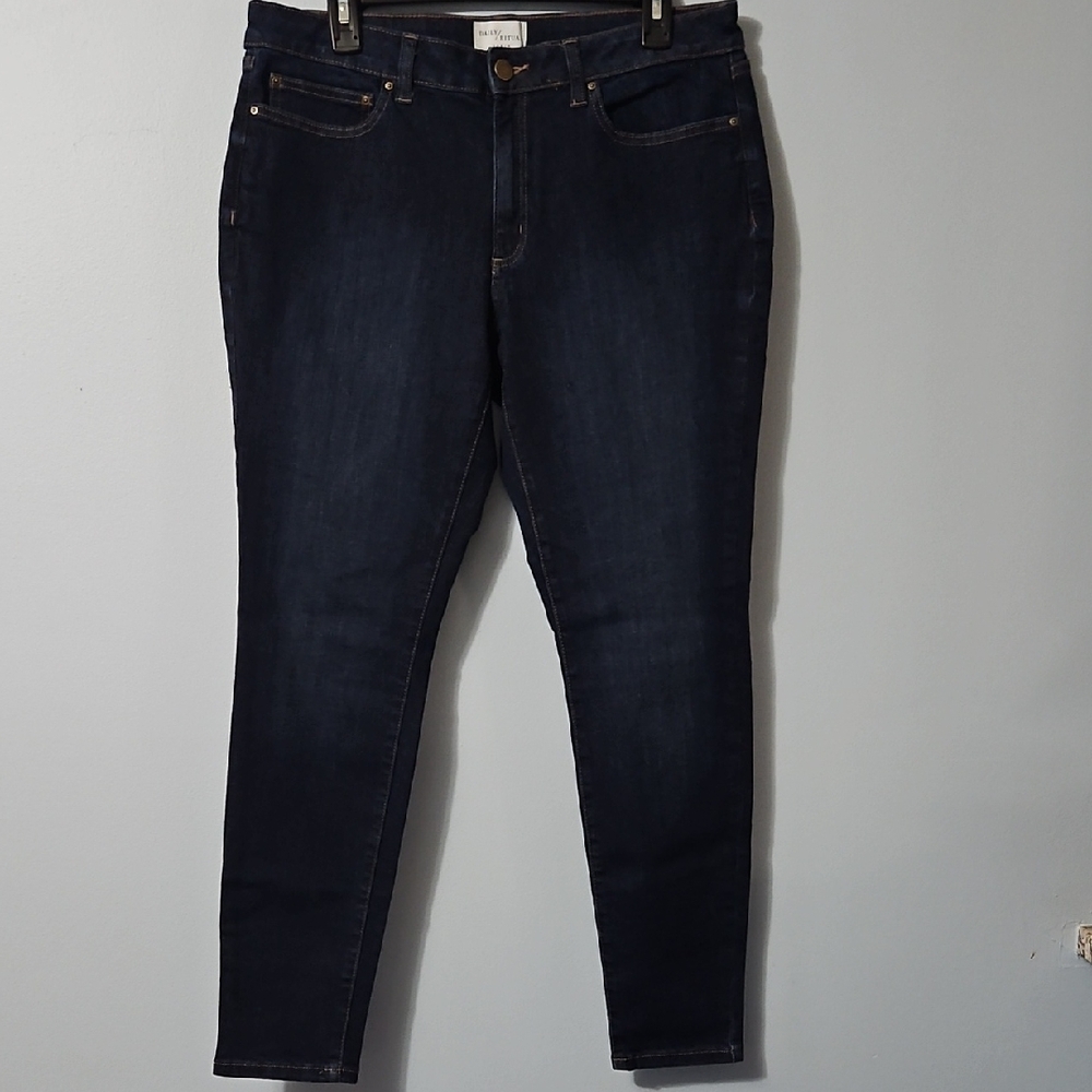 Daily Ritual Women's Dark Indigo Skinny Jeans Size 32R